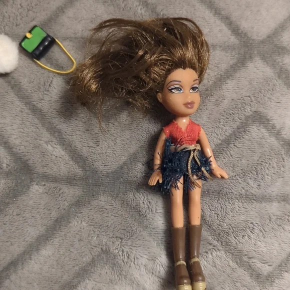 Vintage MGM Bratz Envogue Fashion Organizer Carry Case purple 2 mini dolls - Picture 10 of 13